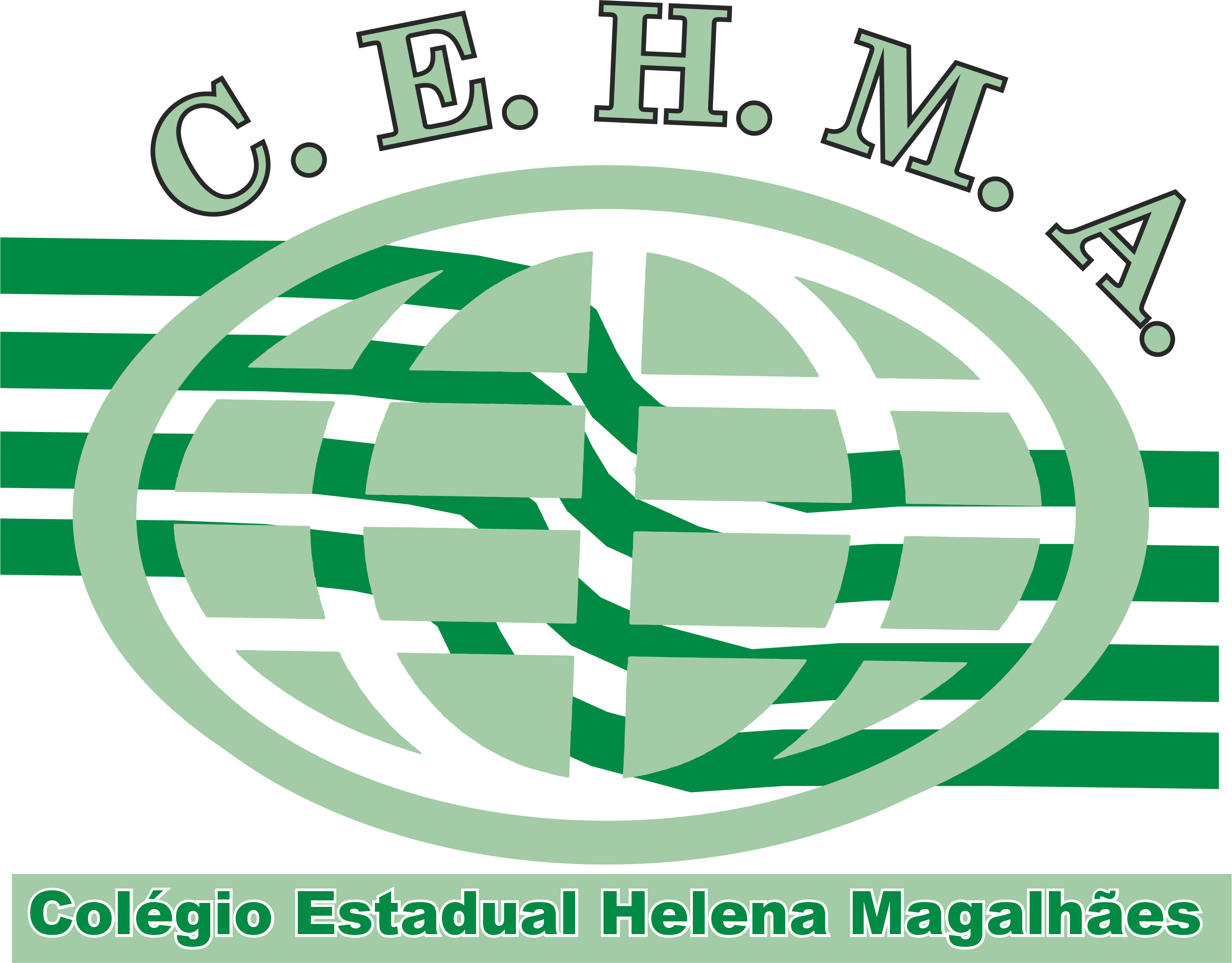 Logo Colégio Estadual Helena Magalhães.